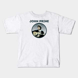 john prine || dark green Kids T-Shirt